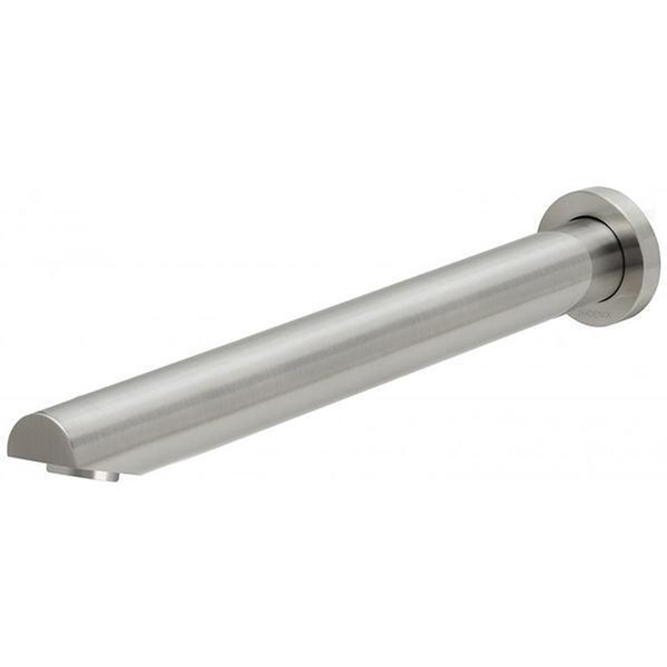 Phoenix Vivid Wall Bath Outlet 32 X 300mm Angled - Brushed Nickel