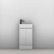 Ensuite Vanity 750mm Regal Acrylic Top Floorstanding(Timberln P#:Ens75Rf)
