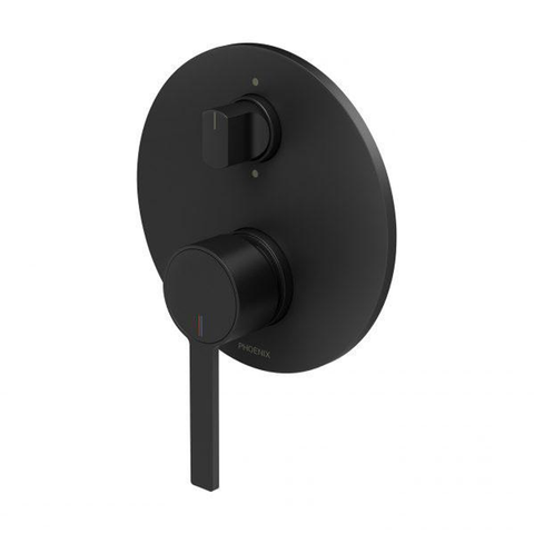 Phoenix Lexi MKII Shower/Bath Diverter Mixer Matte Black