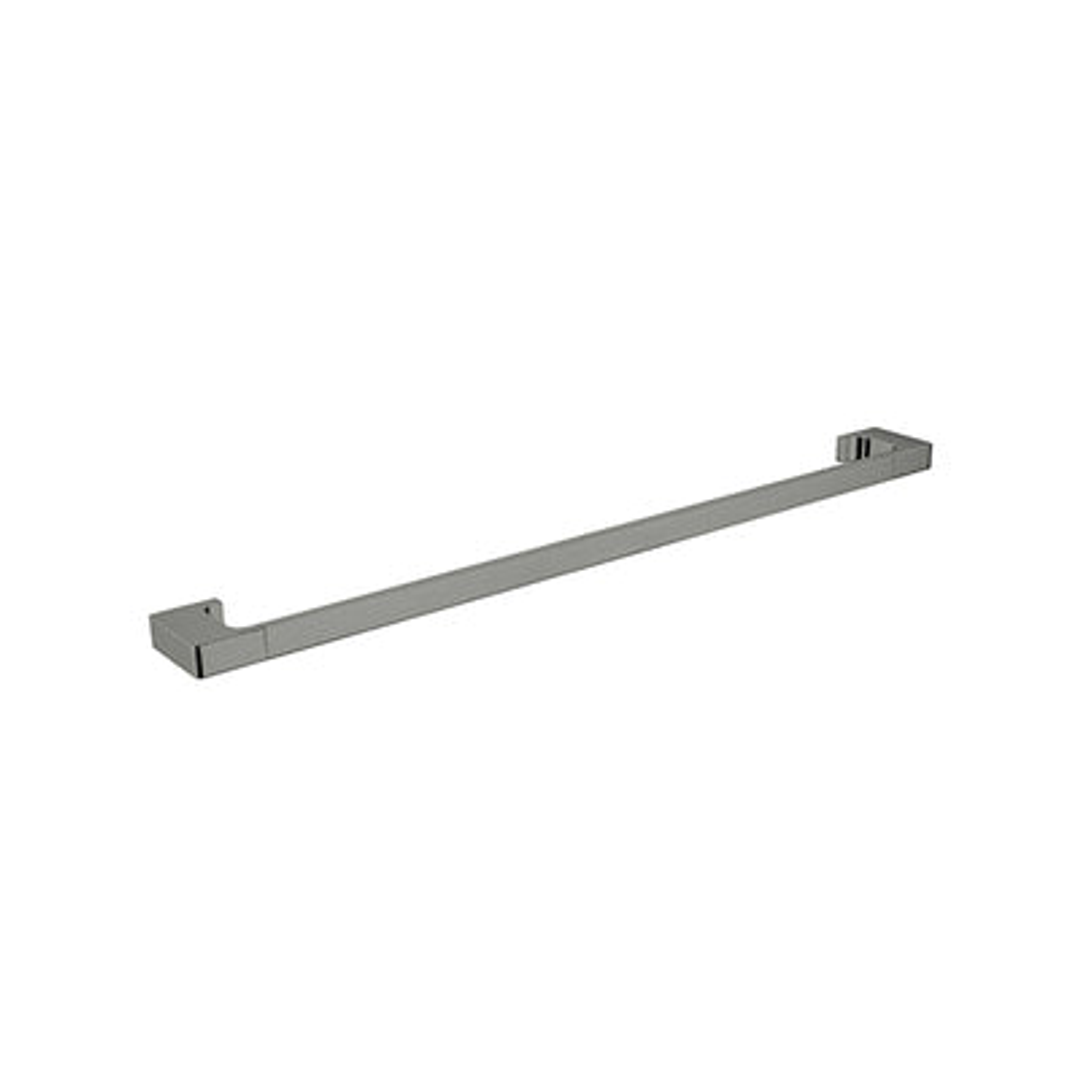 Nero Pearl/Vitra Single Towel Rail 800mm - Gun Metal Grey