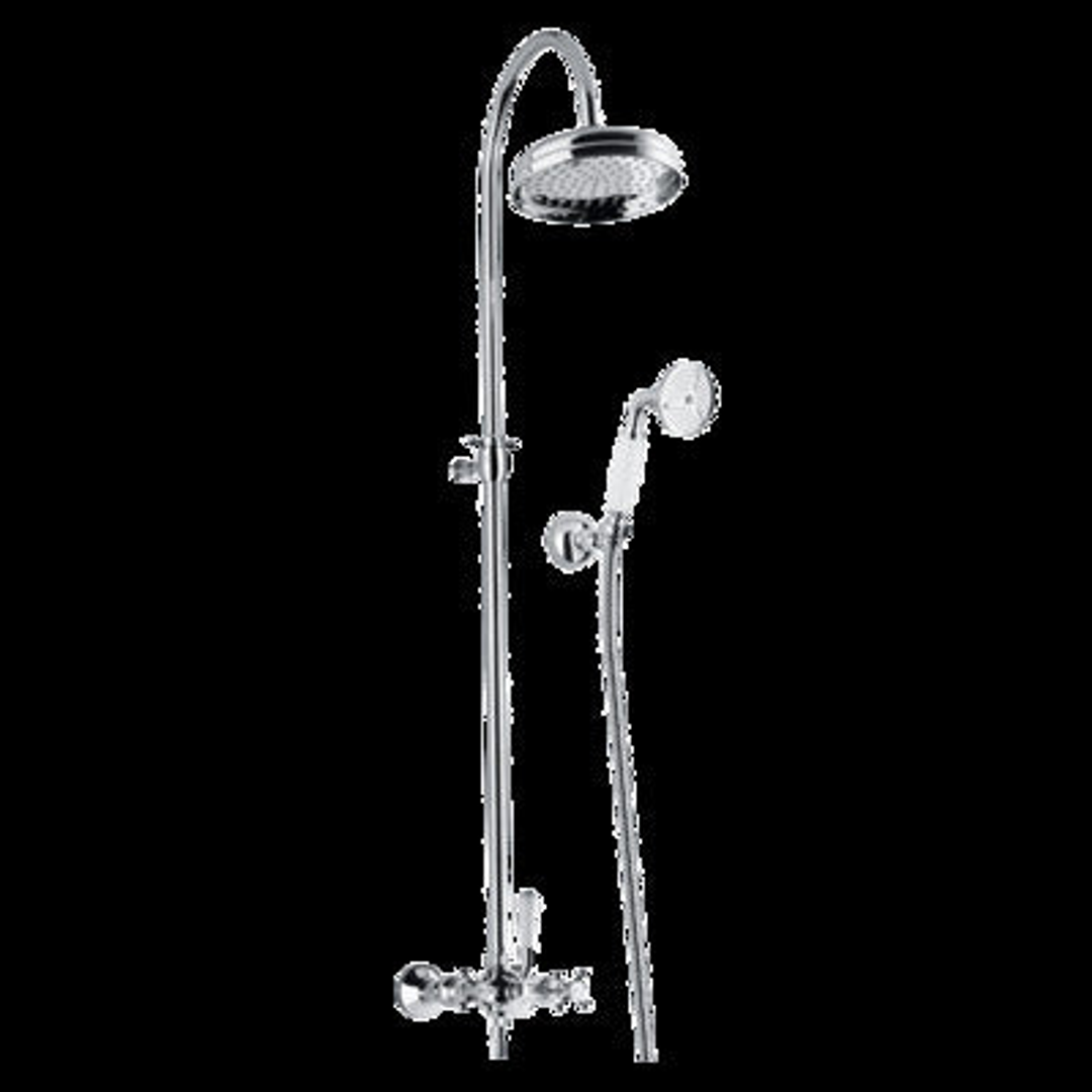 Abey Provincial Overhead Shower with Hand Shower