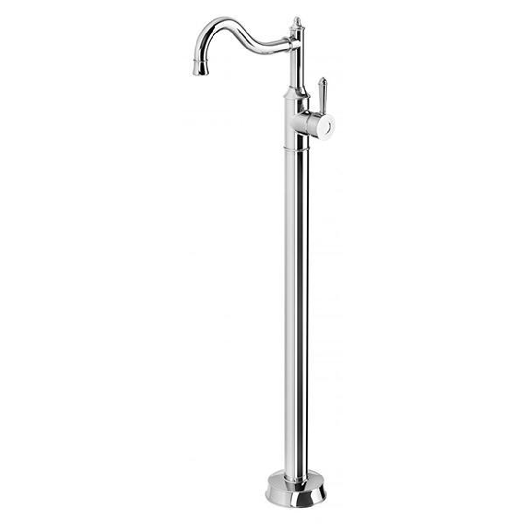 Phoenix Nostalgia Floor Mounted Bath Mixer - Chrome