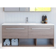 TIMBERLINE KANSAS VANITY 750MM CENTRE BOWL HAVEN TOP WALL HUNG