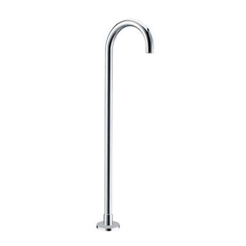 Collis Floor Mounted Round Bath Spout Chrome 890mm Fmrbs8