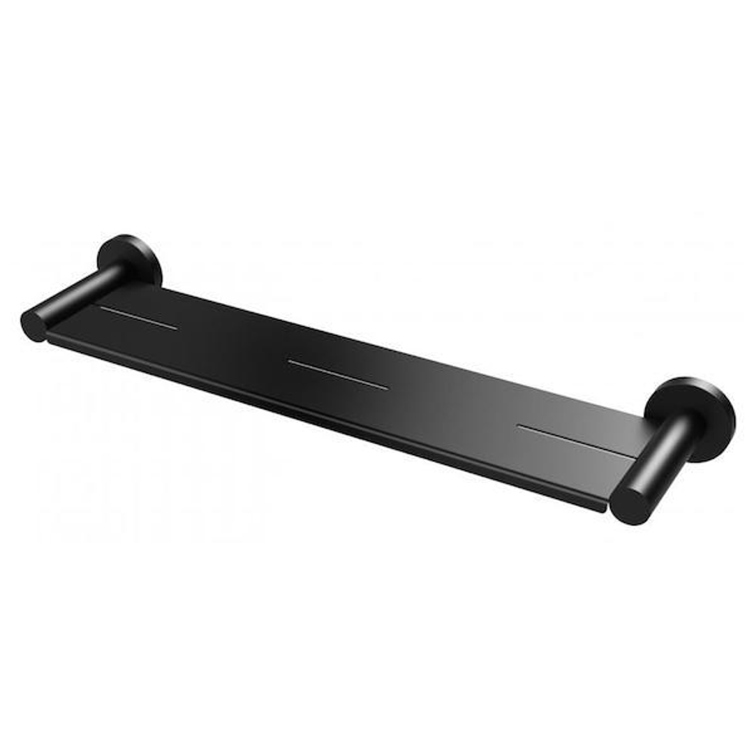 Phoenix Radii Metal Shelf Round Plate-Matte Black 450mm