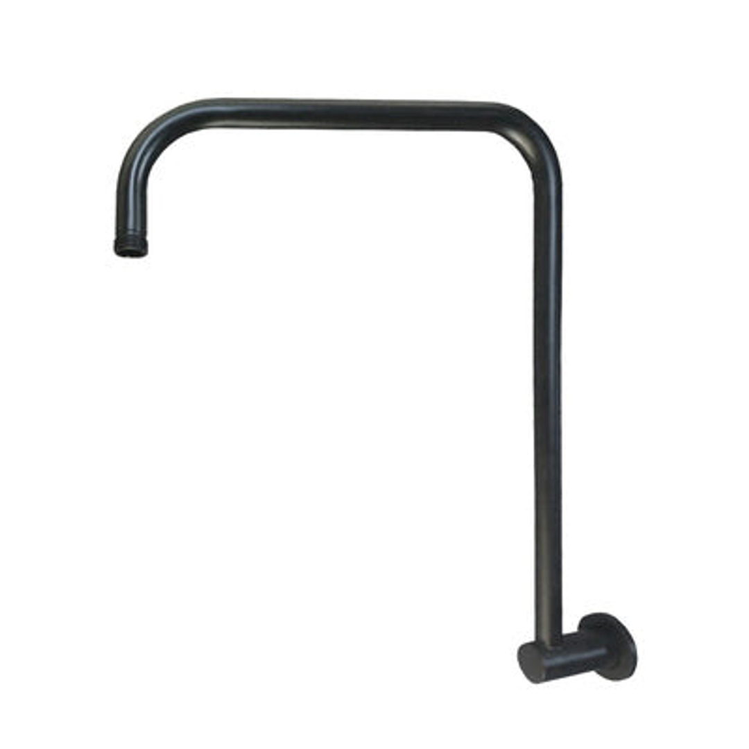 Collis High Rise Shower Arm Matte Black Height-381.5 Reach-271.5mm Hrsa8-Mb