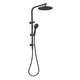 Phoenix Vivid Slimline Twin Shower - Matte Black