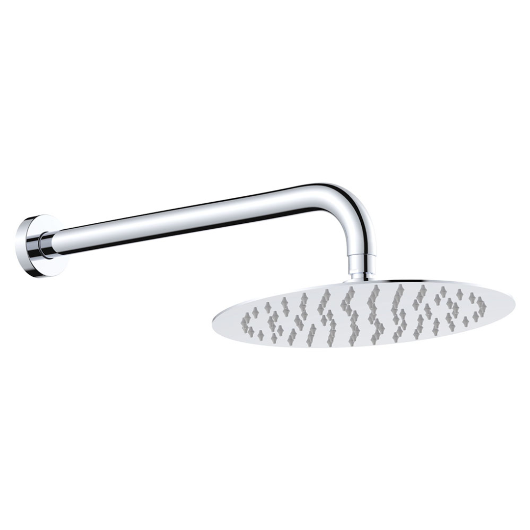 Fienza Kaya Round Shower Head 250mm Matte Black
