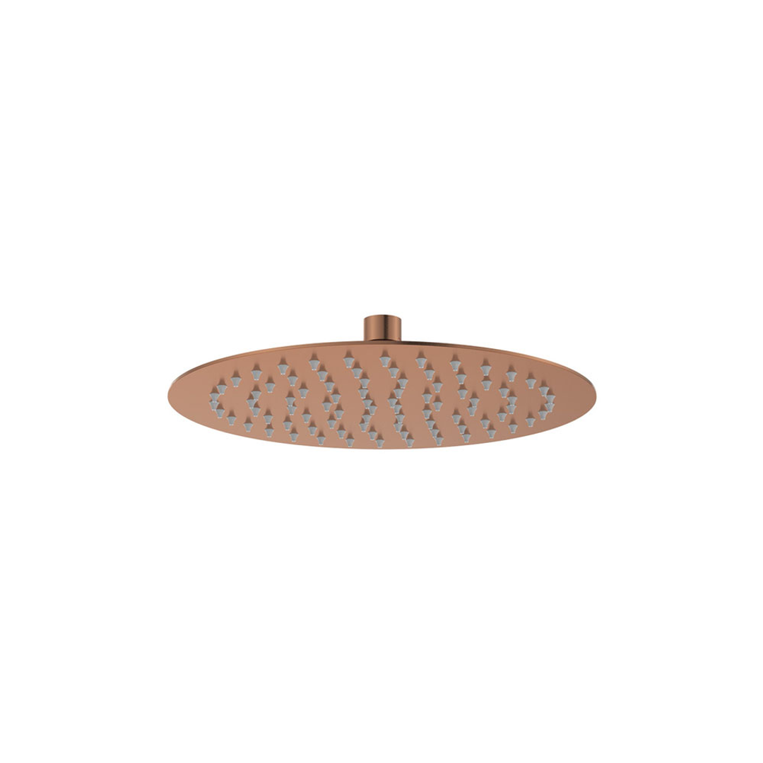 Fienza Kaya Round Shower Head 250Mm Brushed Copper