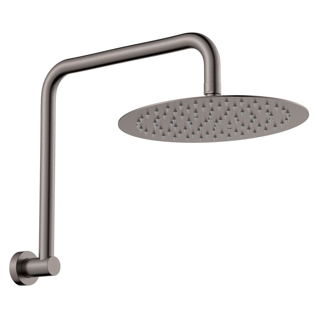 Fienza Kaya Gooseneck Shower Arm Set - Gun Metal