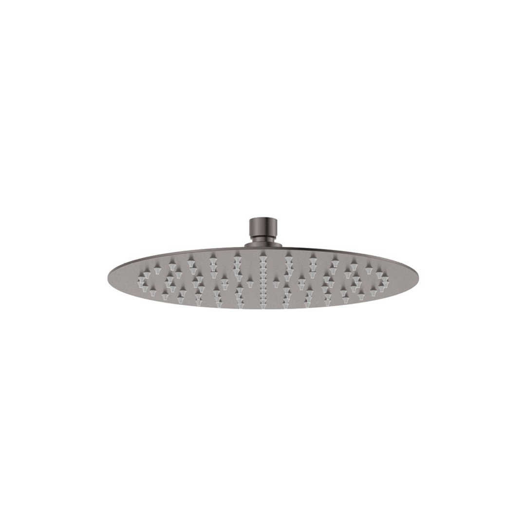 Fienza Kaya Round Shower Head 250Mm Gun Metal With Af Oil