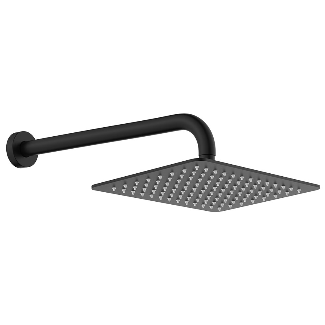 Fienza Tono Shower Arm Set Matte Black