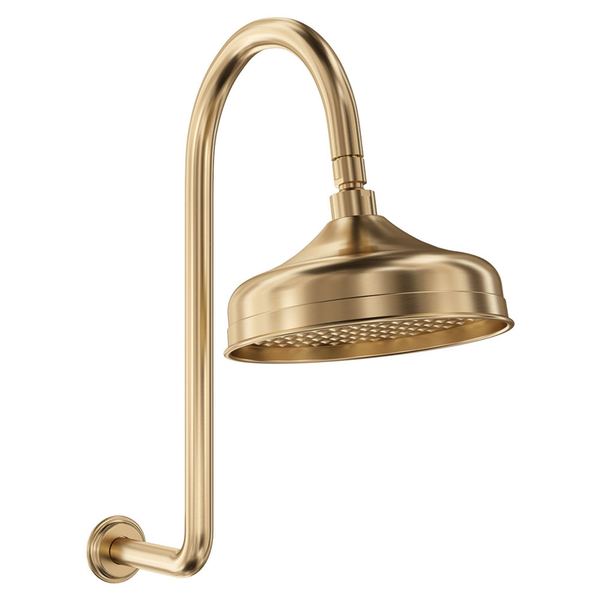 Fienza Lillian Shower Arm And Head Set Urban Brass