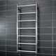 Radiant Round 7 Bar Non-Heated Rail 500mmx1130mm Polished Stainless Steel