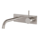 Phoenix Vivid Slimline Up Wall Basin/Bath Mixer Set Brushed Nickel