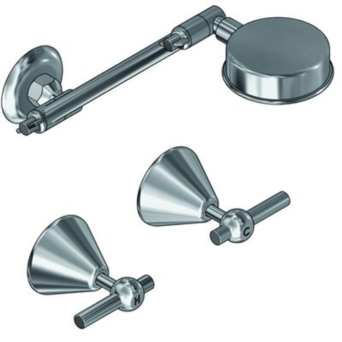 Ram Fusion Lever Shower Set Chrome     Fulshscp