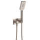Fienza Tono Hand Shower Soft Square Plate Brushed Nickel