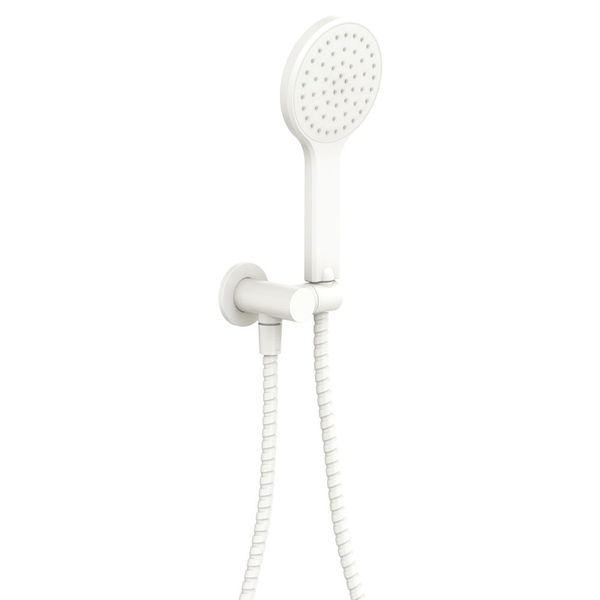 Fienza Kaya Hand Shower Round Plate Matte White