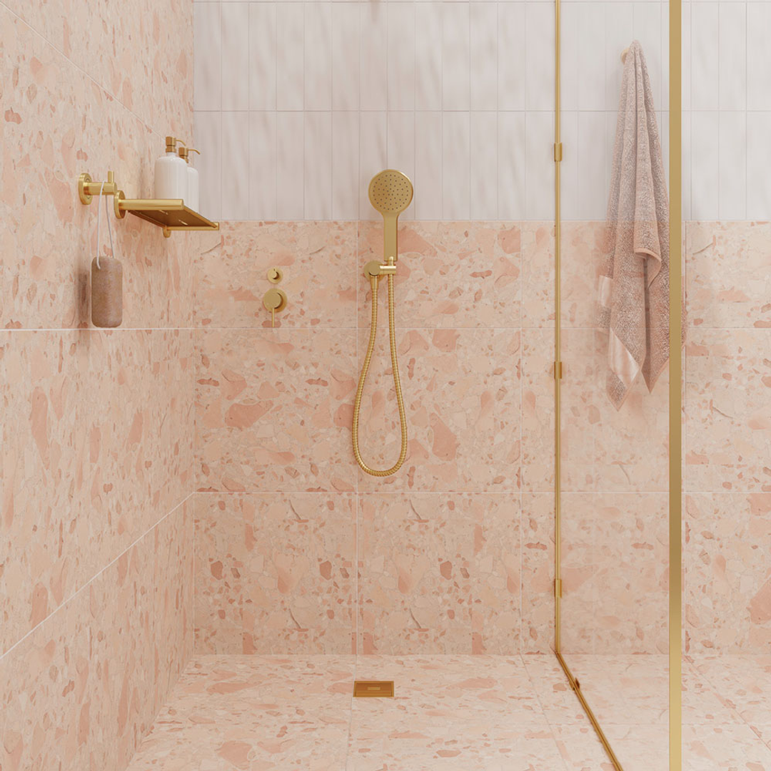 Fienza Kaya Hand Shower Round Plates - Urban Brass