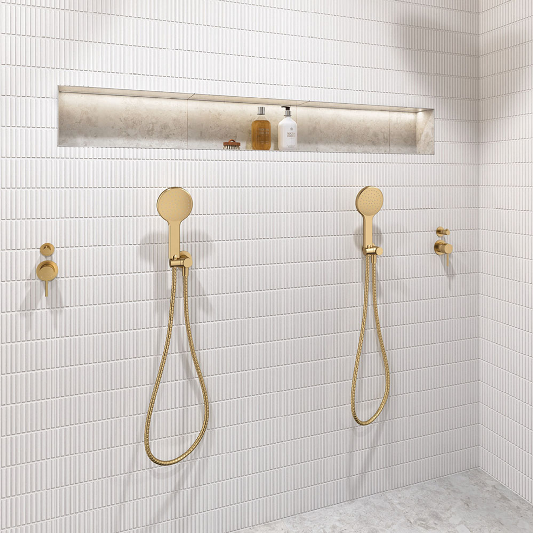 Fienza Kaya Hand Shower Round Plates - Urban Brass