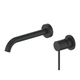 Greens Gisele Wall Basin Mixer Matte Black
