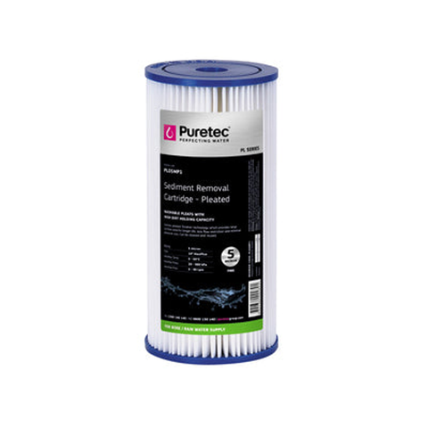 Puretec Pleated Sediment Maxi Plus Cartridge 10' 5Um Pl05Mp1