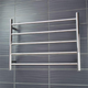 Radiant Round 5 Bar Non-Heated Rail 750mmx550mm Polished Stainless Steel