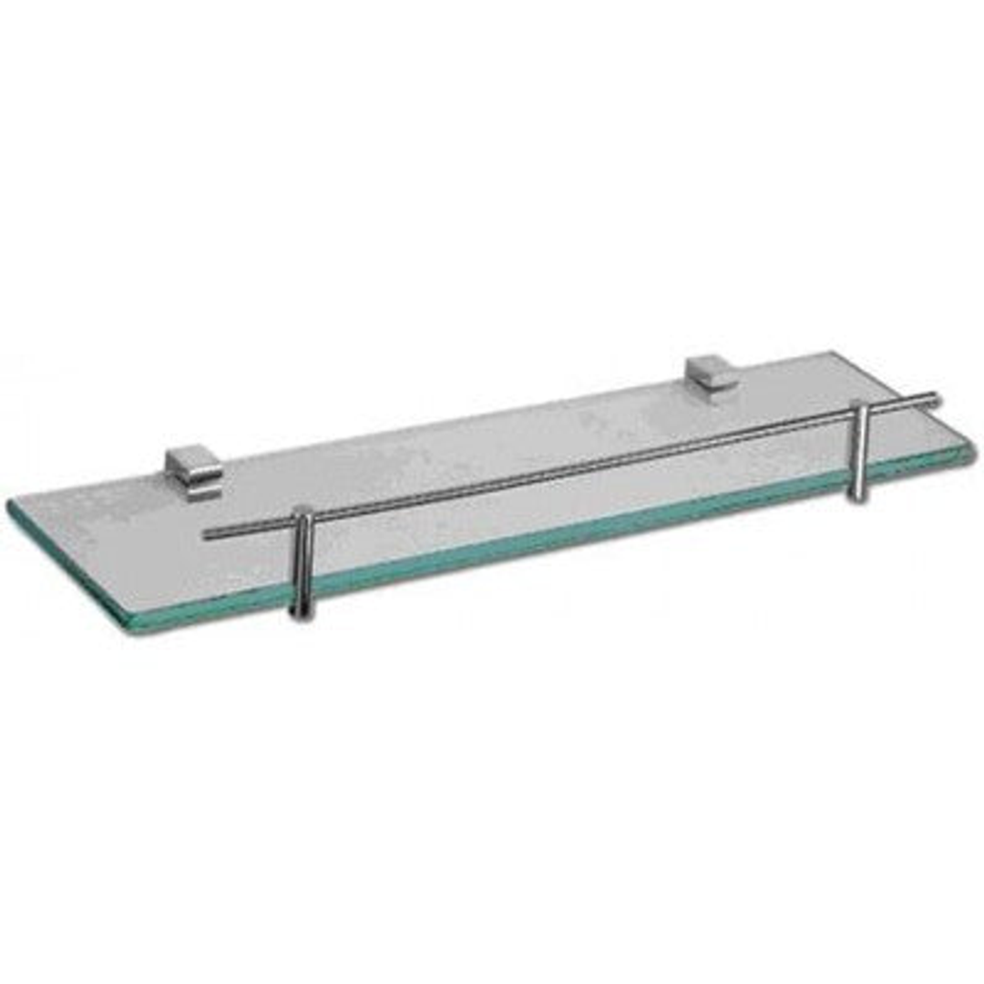 Ostar Glass Shelf 500mm Chrome 8307