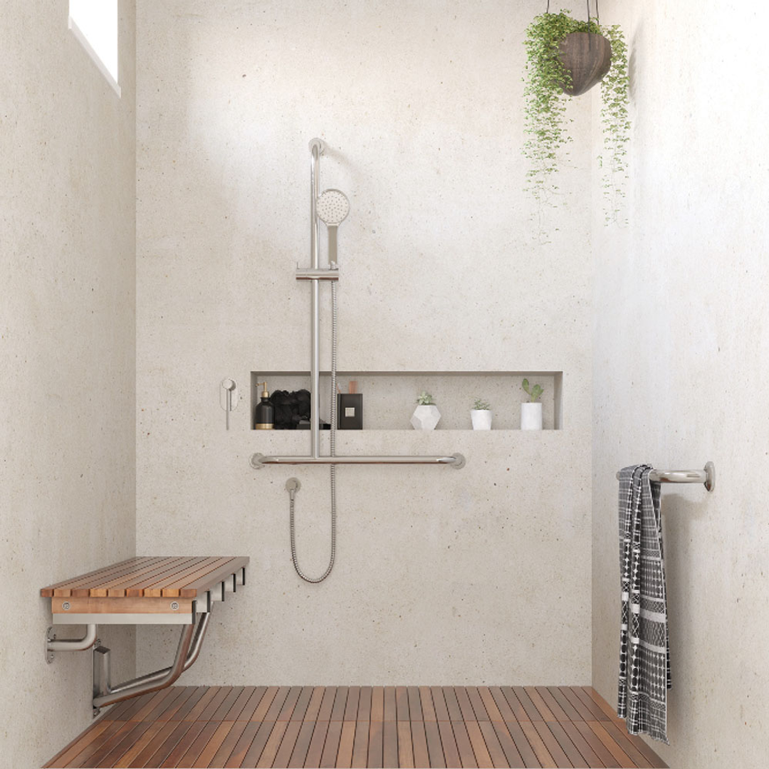 FIENZA LUCIANA CARE LH INVERTED T RAIL SHOWER 444113LH