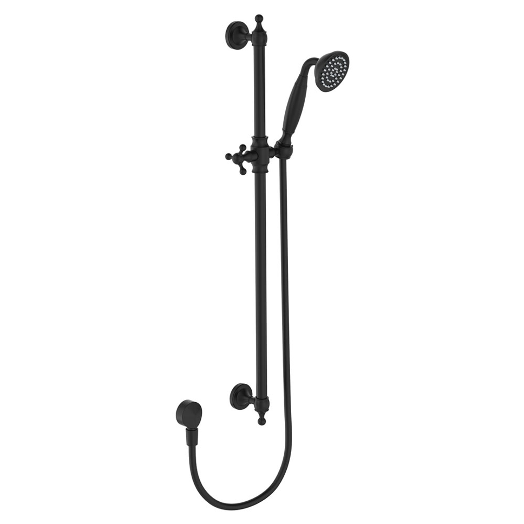 Lillian Shower Rail Matt Black(Fienza P#:444114B)