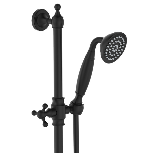 Lillian Shower Rail Matt Black(Fienza P#:444114B)