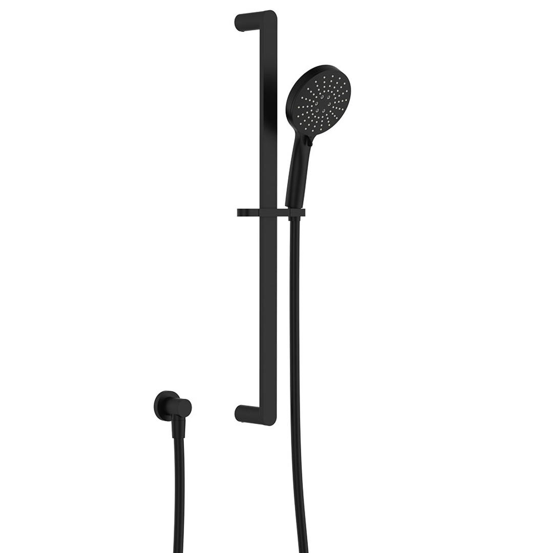 Fienza Empire Slim Rail Shower Matte Black
