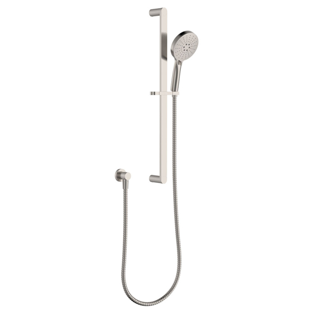 Fienza Empire Slim Rail Shower Brushed Nickel