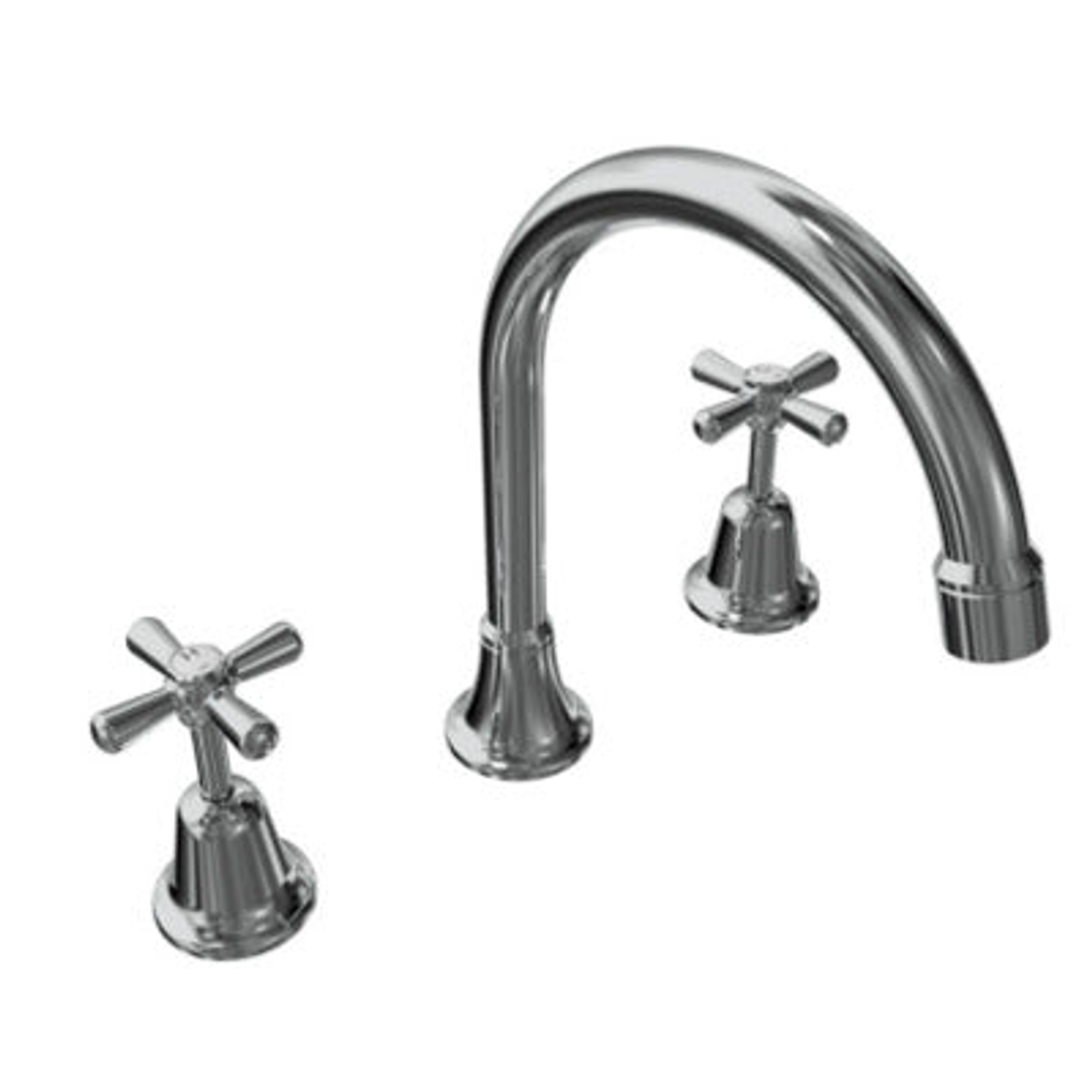 Ram Dorset Forward Sink Set Gooseneck Spt Chrome