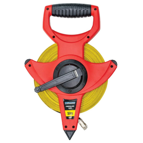 50Mt Fibreglass Open Reel Tape Measure - Burdens Plumbing