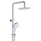 Fienza Kaya Twin Rail Shower Chrome