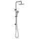 Fienza Kaya Twin Rail Shower Gun Metal