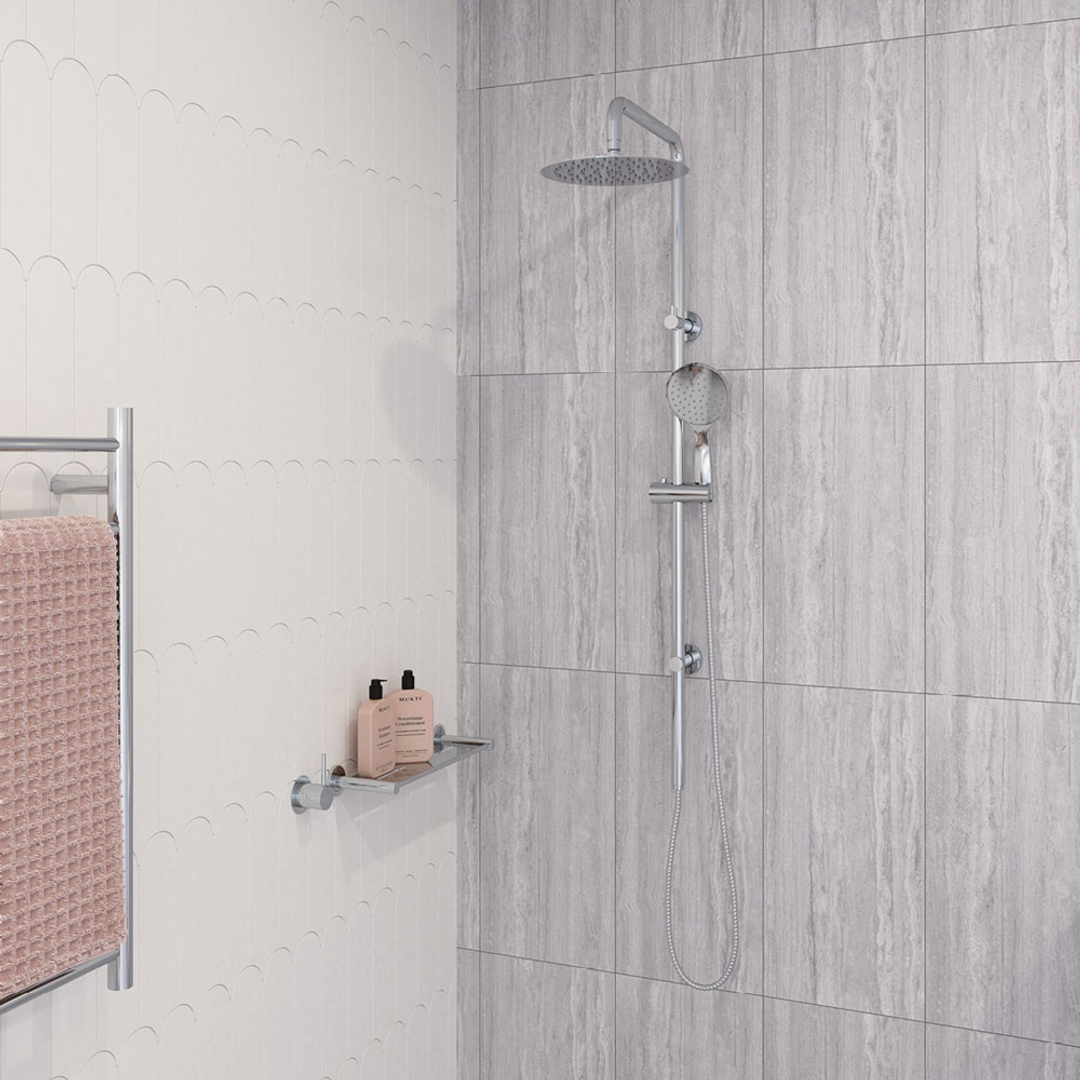 Fienza Kaya Twin Shower - Chrome