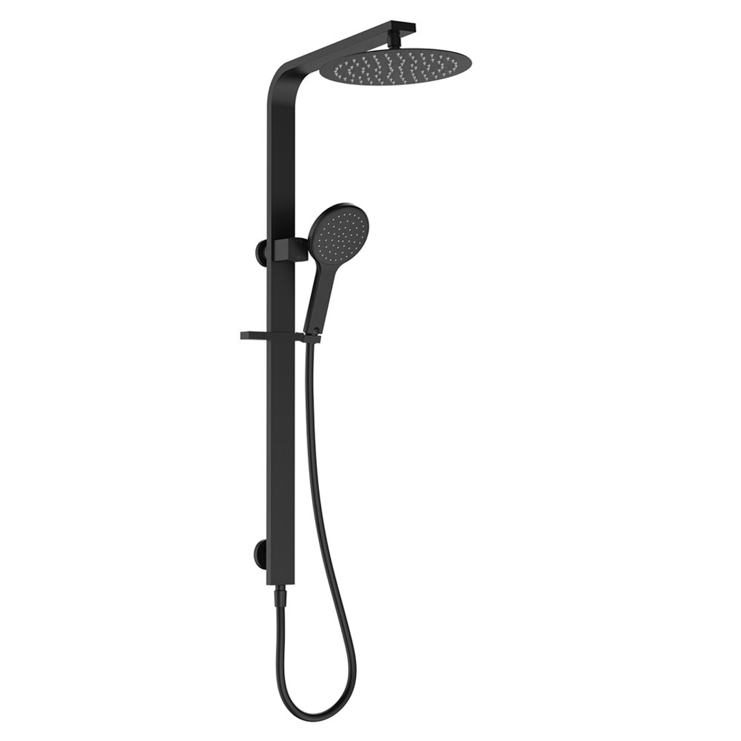 Fienza Kaya Deluxe Twin Shower - Matte Black