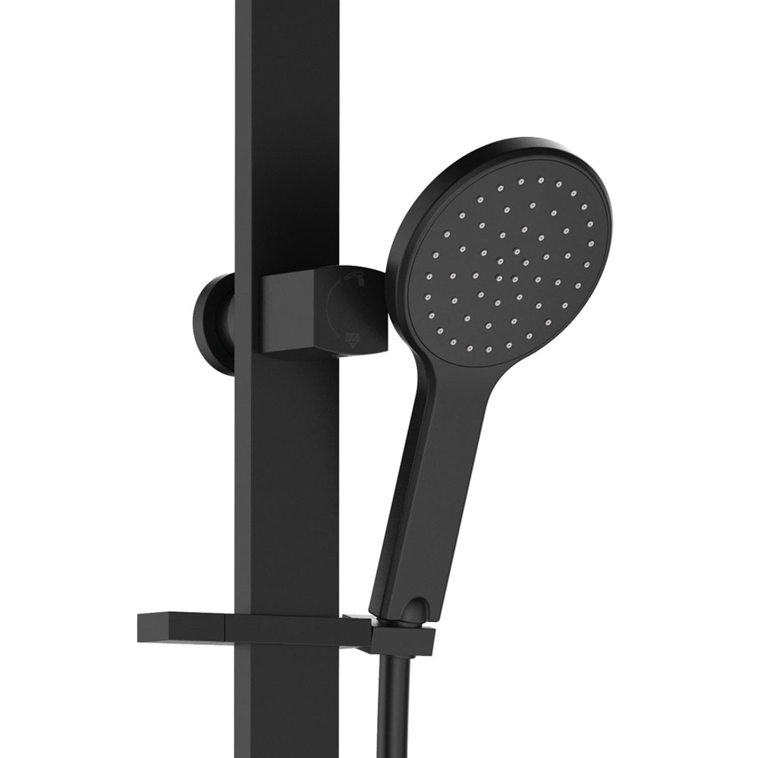 Fienza Kaya Deluxe Twin Shower - Matte Black