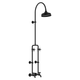 Fienza Lillian Exposed Rail Shower & Bath Set Matte Black