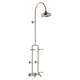 Fienza Lillian Lever Exposed Rail Shower & Bath Set Brushed Nickel