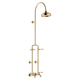 Fienza Lillian Lever Exposed Rail Shower & Bath Set Urban Brass