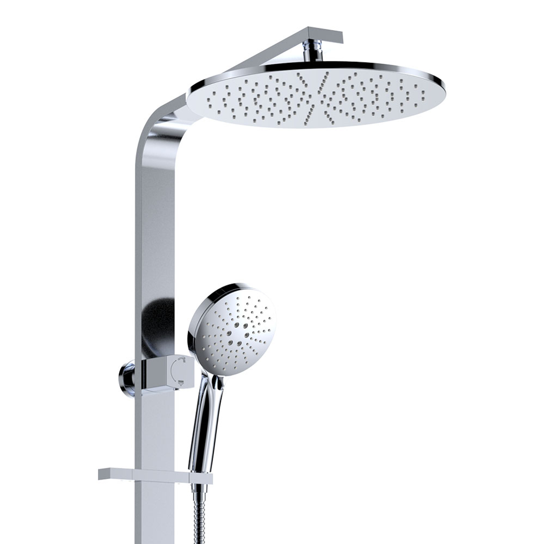 Fienza Empire Slim Deluxe Twin Shower Sus304 Chrome