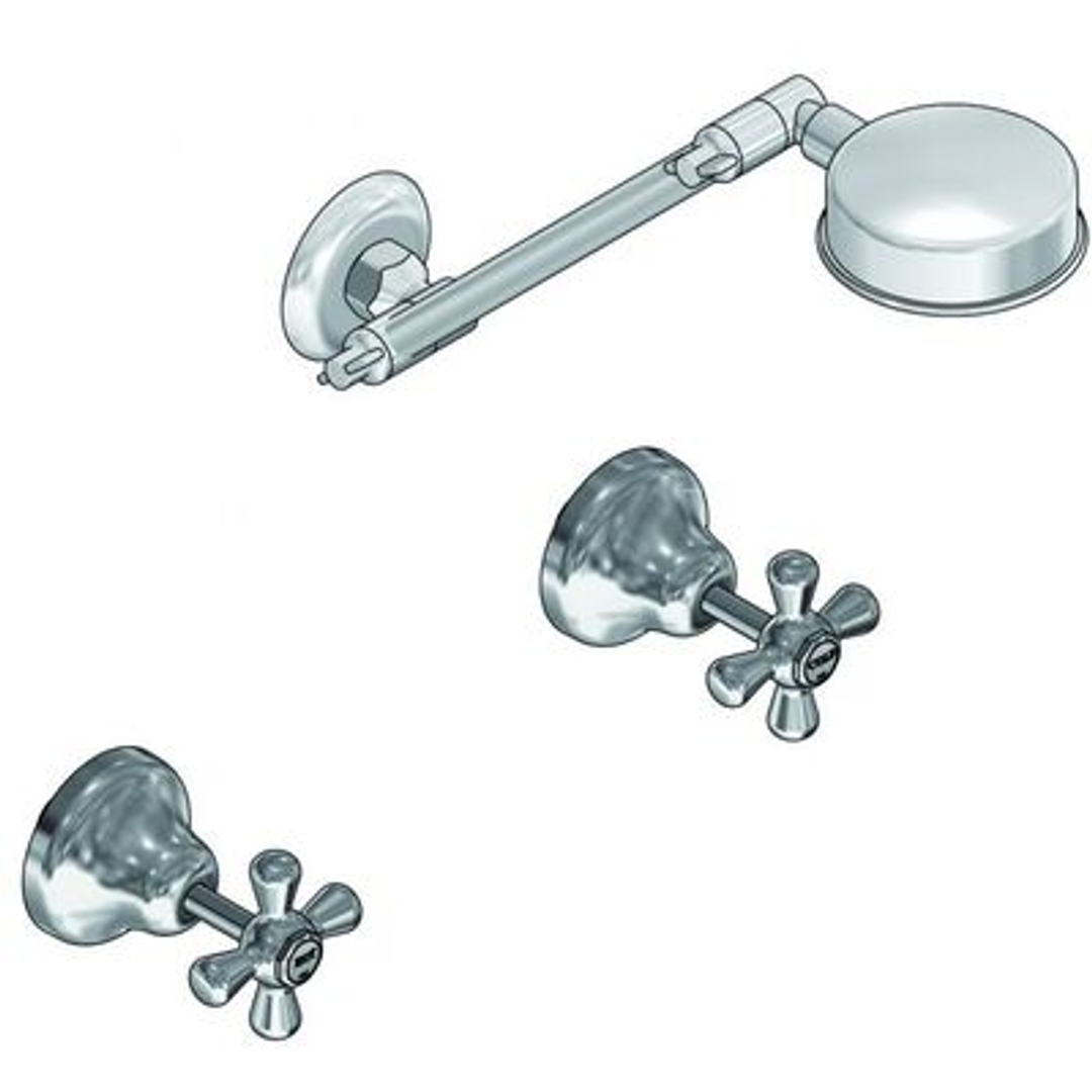 Ram Merino Shower Set Chrome