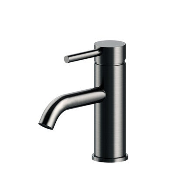 Streamline Axus Pin Lever Basin Mixer Brushed Gun Metal Pvd