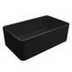 T&H Novi 76 X 46 Butler Sink Matte Black Dbl Sided Flat & Ribbed Front