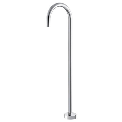 Fienza Gooseneck Floor Mounted Bath Outlet Kaya - Chrome