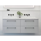 TIMBERLINE OXBOW VANITY 600MM CENTRE WG BASIN SILKSURFACE UC TOP WALL HUNG