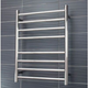 Radiant Rnd Heated Towel Ladder Polished Cp 530X700  Right Hand